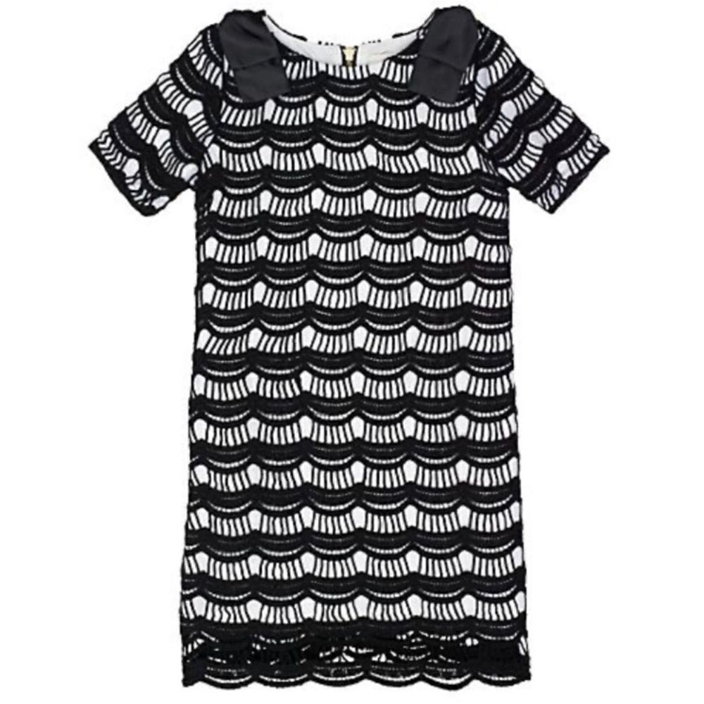 Kate Spade New York Girl's "Skirt The Rules" Lace Virginia Black Dress Sz 14‎